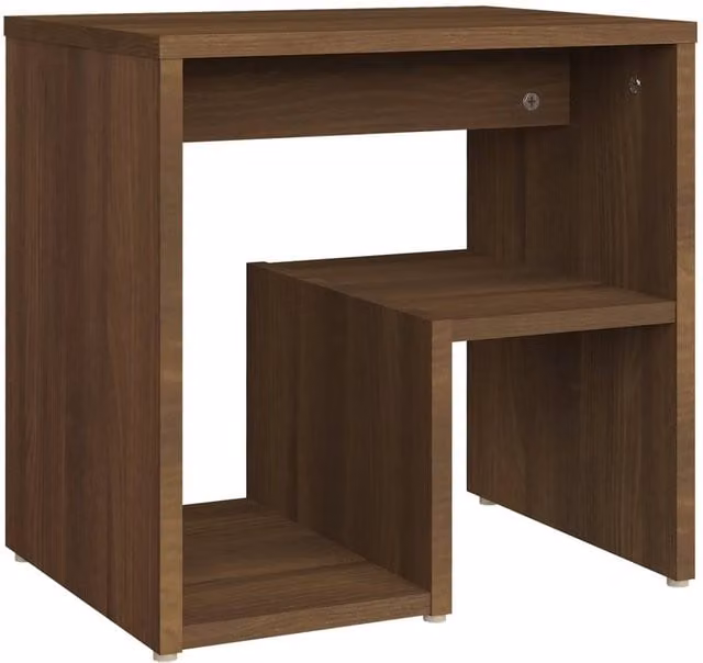 Berkfield Home Premium Bed Cabinets, 2 Piece Set in Brown Oak, W/D/H: 40 x 30 x 40 cm – 1
