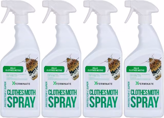 Xterminate Moth Killer Spray Treatment, White, 4kg