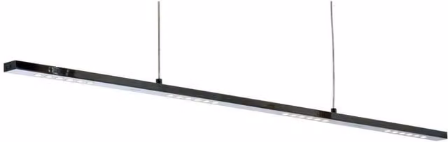 Netlighting Minimum Straight Bar LED Pendant Ceiling Light in Chrome Silver