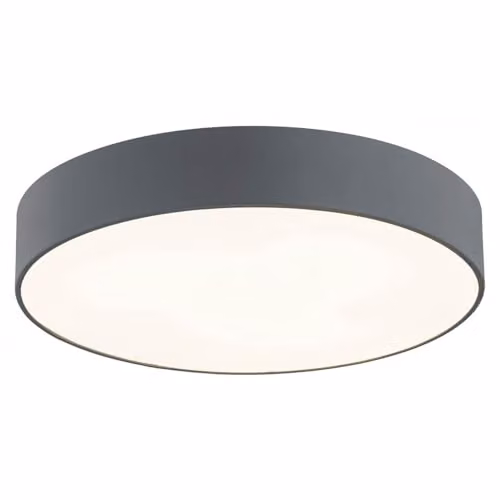 Netlighting Darling 2-Light Flush Ceiling Lamp, Grey, Diameter: 25 cm