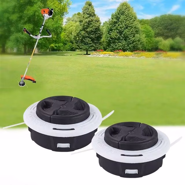 SPETLEK 2 Pack Autocut C26-2 Mowing Strimmer Heads in Black