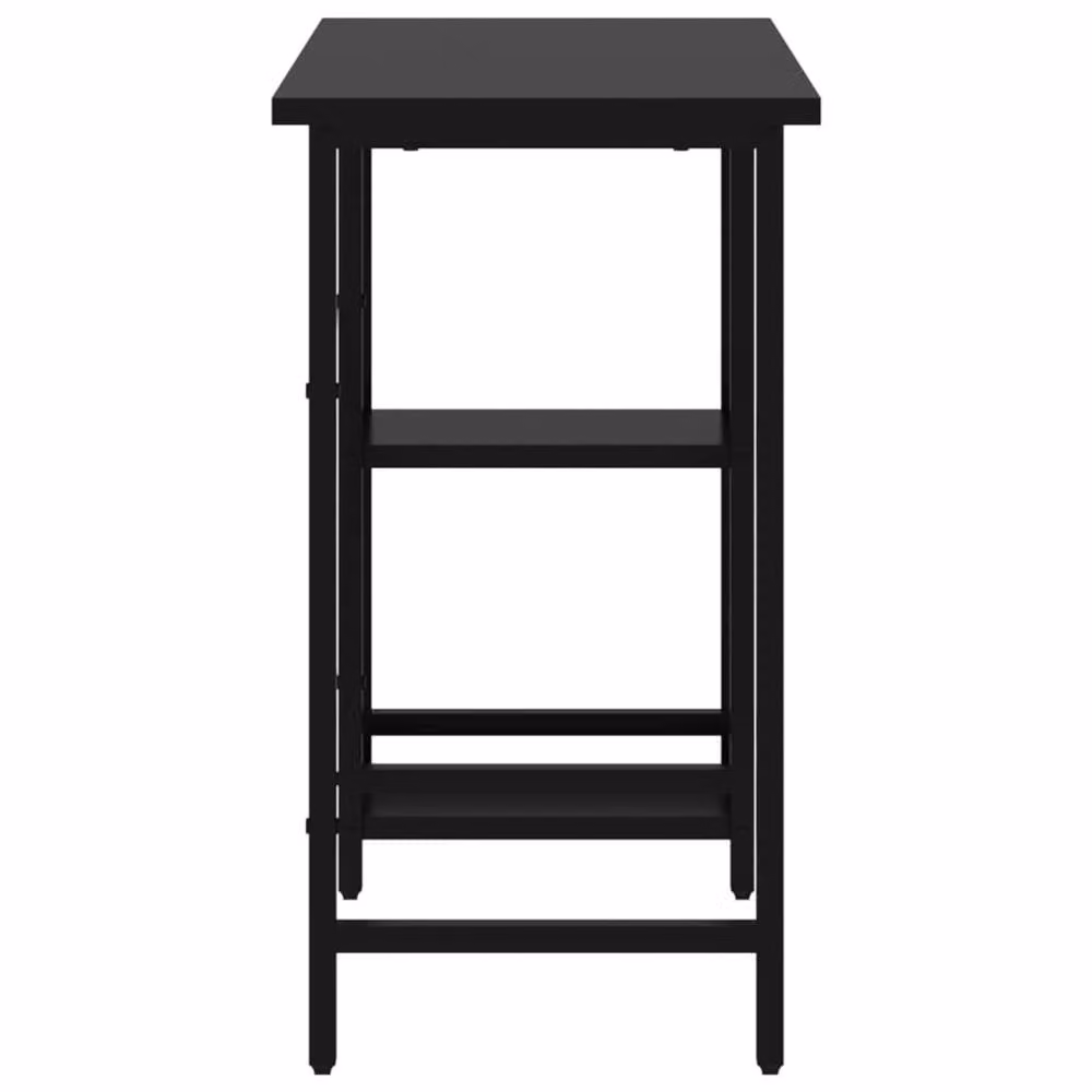 Berkfield Home Computer Desk in Black, W/D/H: 80 x 40 x 72 cm – 4