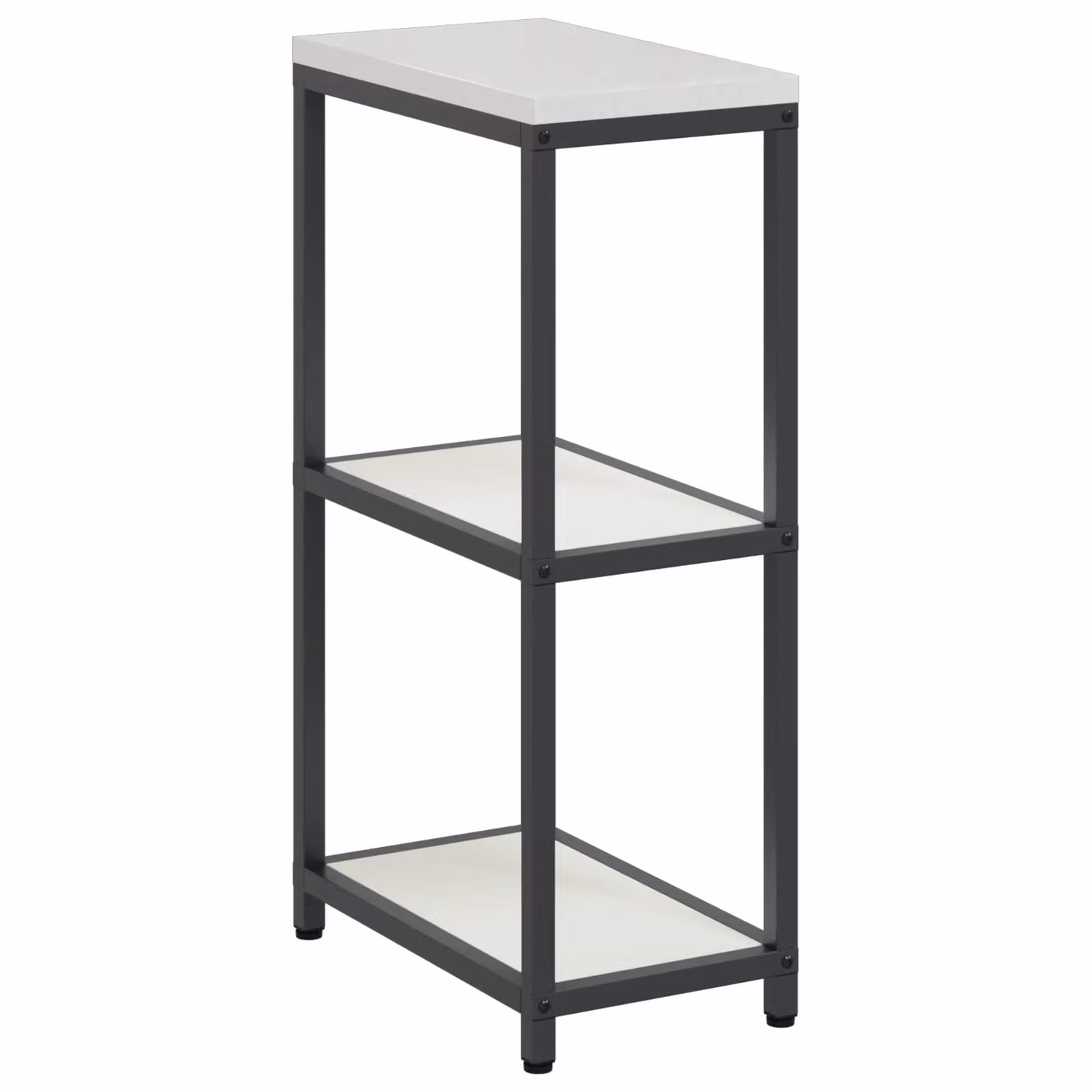 Berkfield Home Kitchen Storage Shelf in White Metal – 1