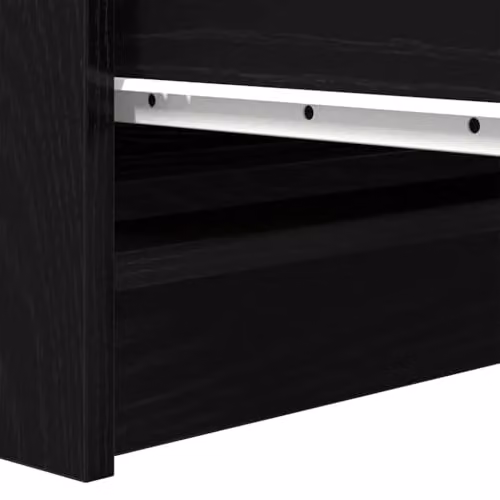 vidaXL Modern Sideboard in Black Oak, W/D/H: 37.5 x 35.0 x 76.0 cm – 5