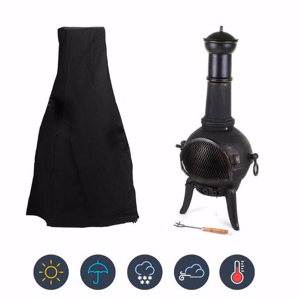 Kelvenix Waterproof Large Chiminea Cover in Black – 3