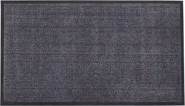 JVL Commodore Barrier Mat, Blue and Black, W: 80 cm, D: 120 cm