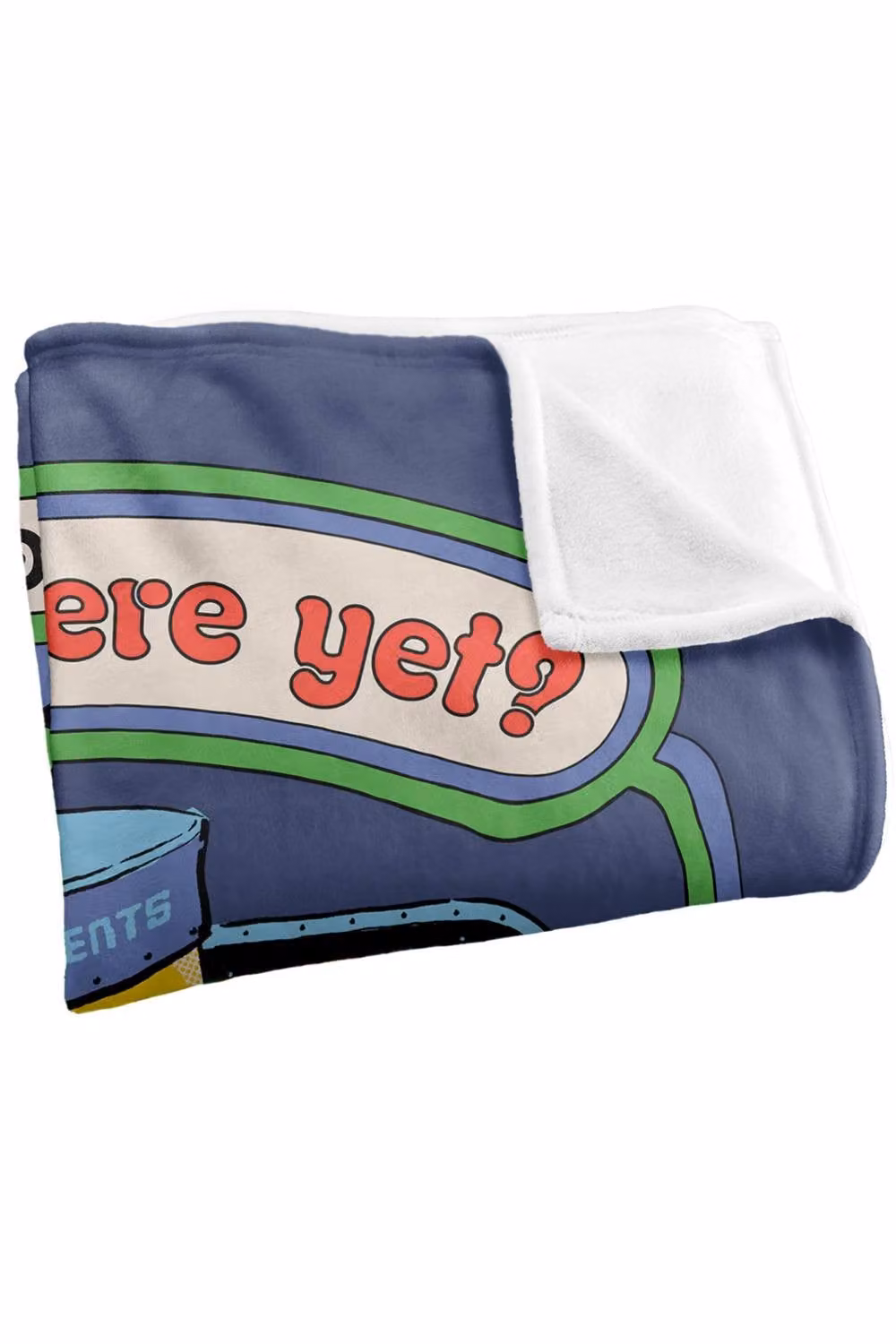 Steven Rhodes Are We There Yet Multicolour Super Soft Fleece Throw Blanket W/D/H: 152 x 127 cm – 3