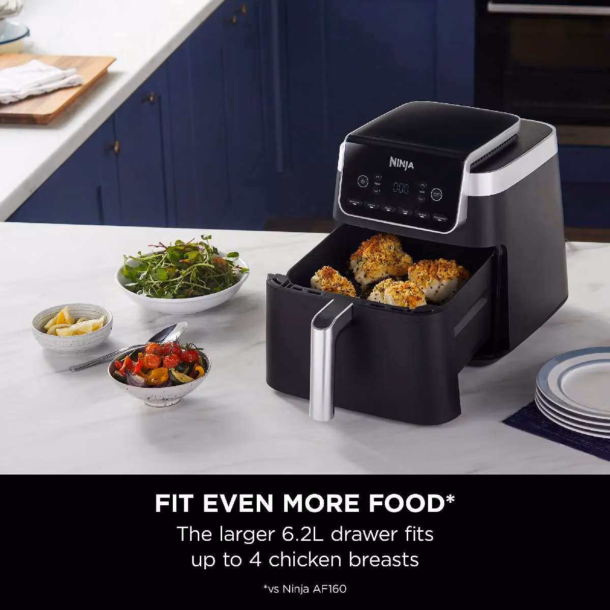 Ninja Air Fryer MAX PRO AF180UK Black 6.2L – 4