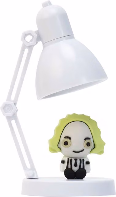 Beetlejuice Adjustable LED Mini Desk Lamp in White