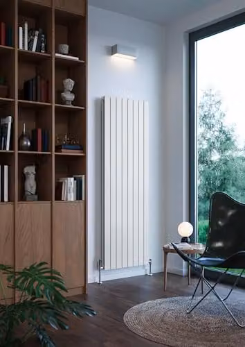 Terma White Steel Double Panel Wall Mounted Radiator H 180 x W 58.8 cm – 2