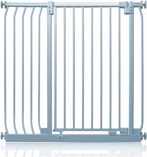 Safetots Extra Tall Elite Pressure Baby Gate, Matt Grey, Width: 98 cm - 107 cm