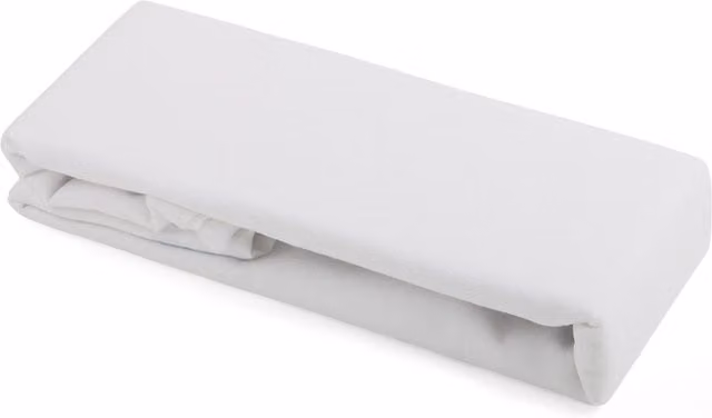 Junior Joy Pack of 2 White Cotton Flannelette Cot Bed Sheets for Babies