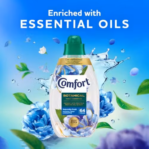 Comfort Botanical Heavenly Fresh Fabric Conditioner with CrystalFresh Transparent Formula, 960 ml – 2