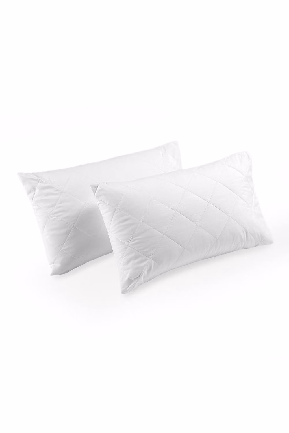 Christy Classic Hollowfibre Standard Pillow Protector Pair in White – 2