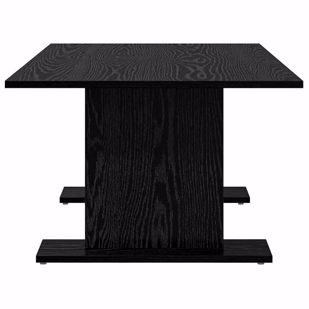 Berkfield Home Beautiful Coffee Table in Black Oak Engineered Wood W/D/H: 103.5 x 60 x 40 cm – 5