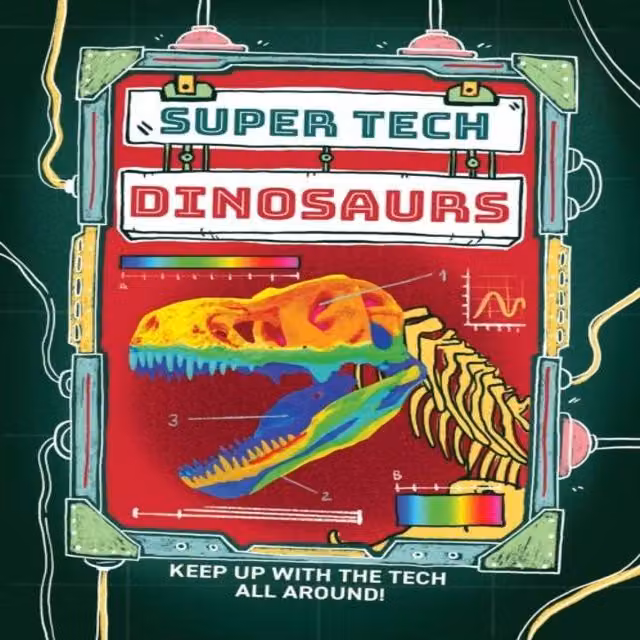 Clive Gifford Super Tech Dinosaurs Hardcover Book in Multicolour