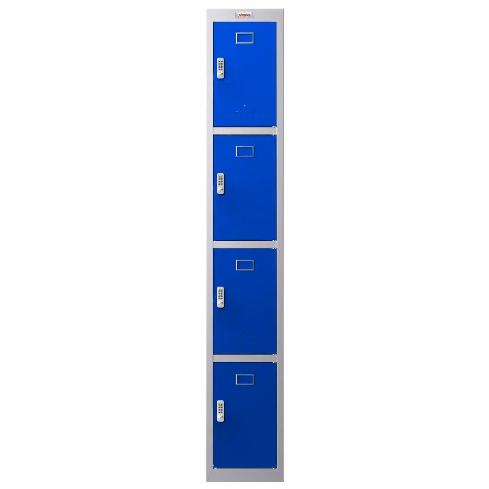 Phoenix Safe Company PL1430GBE Personal Locker in Blue with Electronic Lock and Internal Shelves, H 180 cm x W 100 cm – 2
