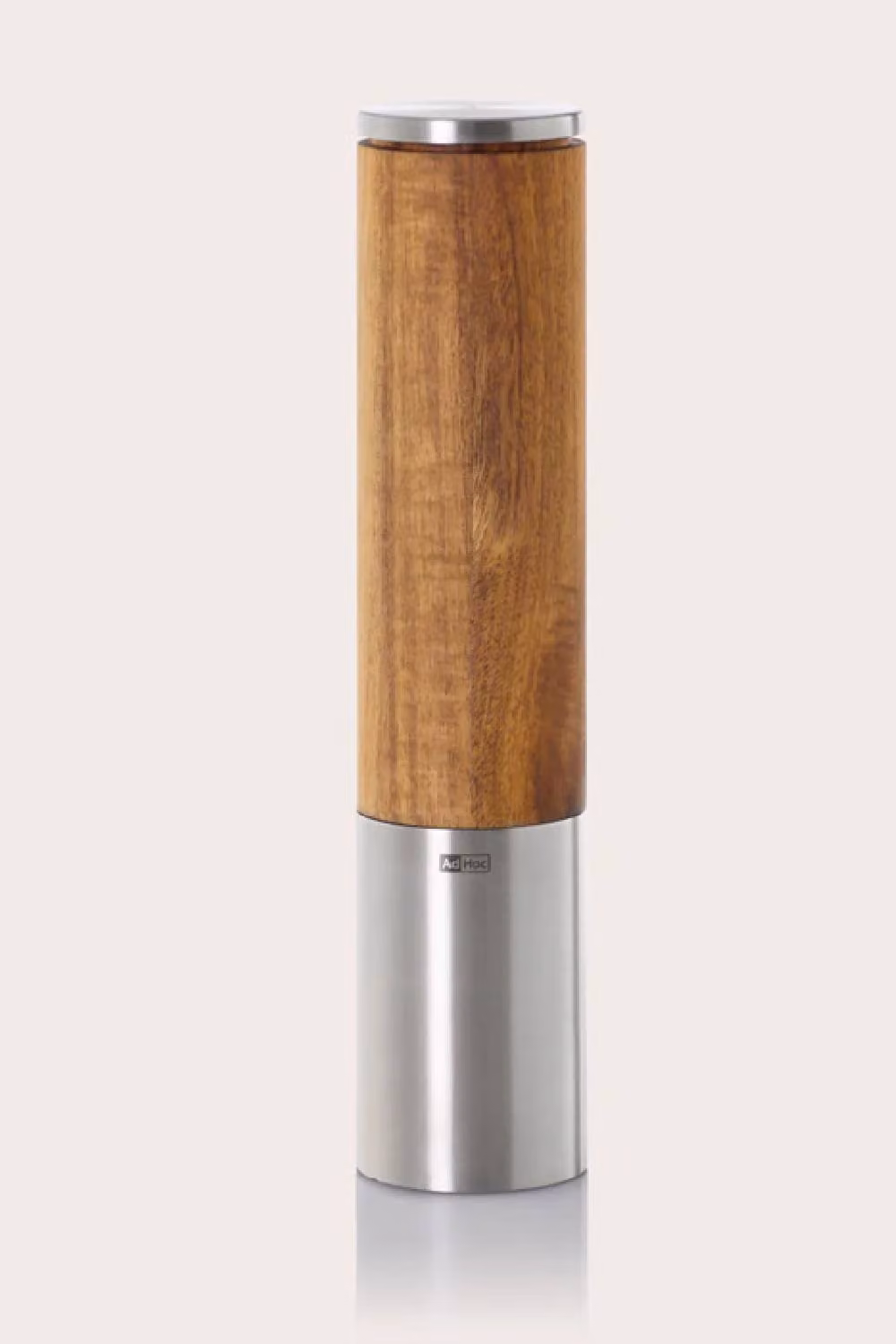 AdHoc eMill.5 Electric Acacia Wood Pepper and Salt Grinder in Brown and Silver – 2