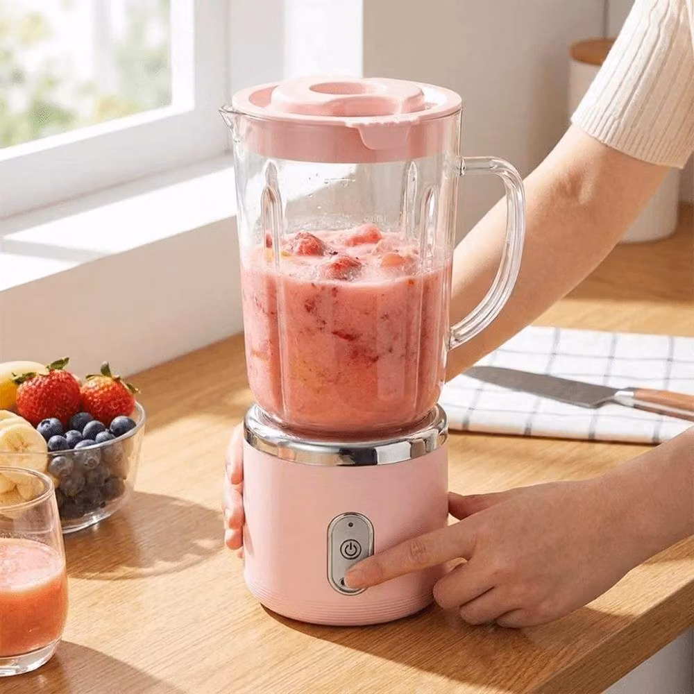 PAWNORA Electric Juicer in Pink with Double Cup – 2