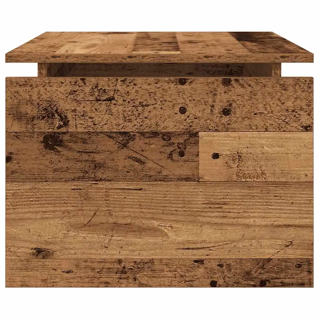 Berkfield Home Old Wood Coffee Table in Brown, W/D/H: 68 x 50 x 38 cm – 4