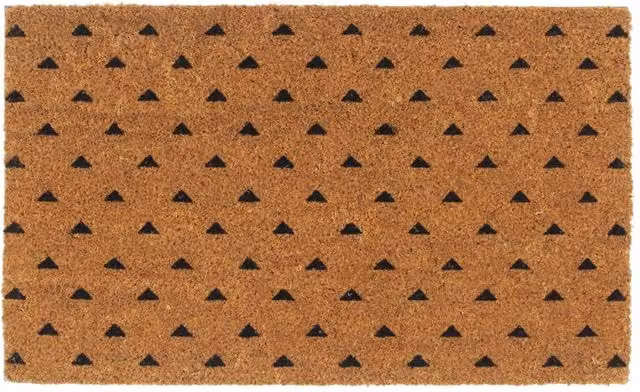 Berkfield Home Brown Tufted Coir Door Mat, W: 45 cm, D: 75 cm – 1
