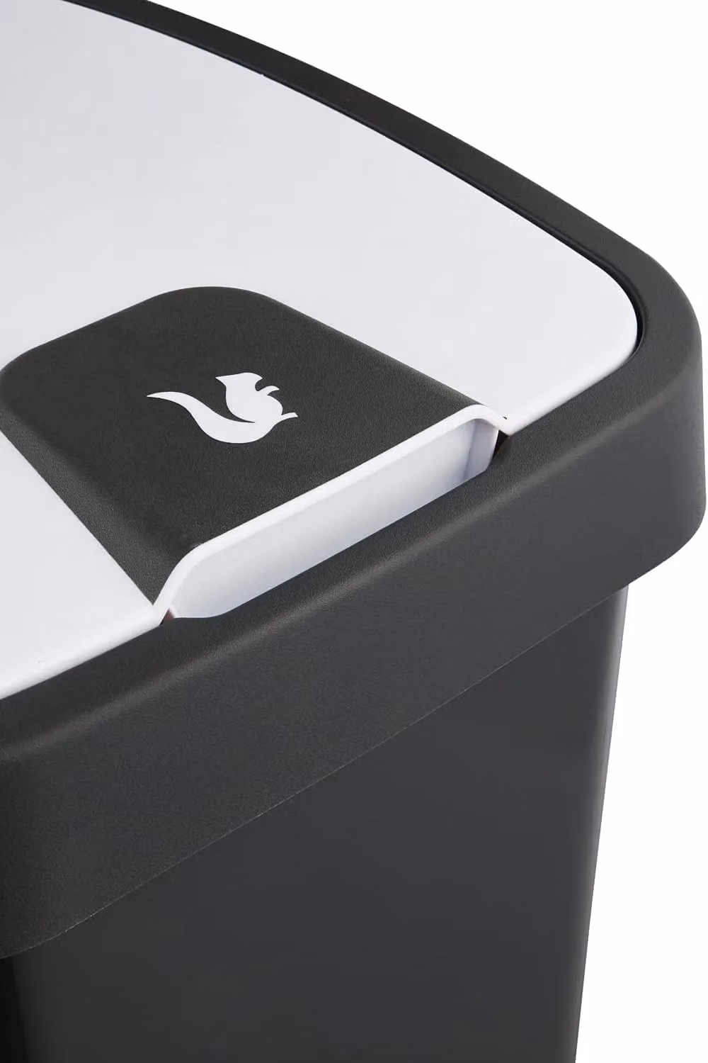 Keeeper Premium Waste Bin with Flip Lid, 45 Litre, Black or Graphite Grey, W/D/H: 30.0 x 30.0 x 61.5 cm – 3