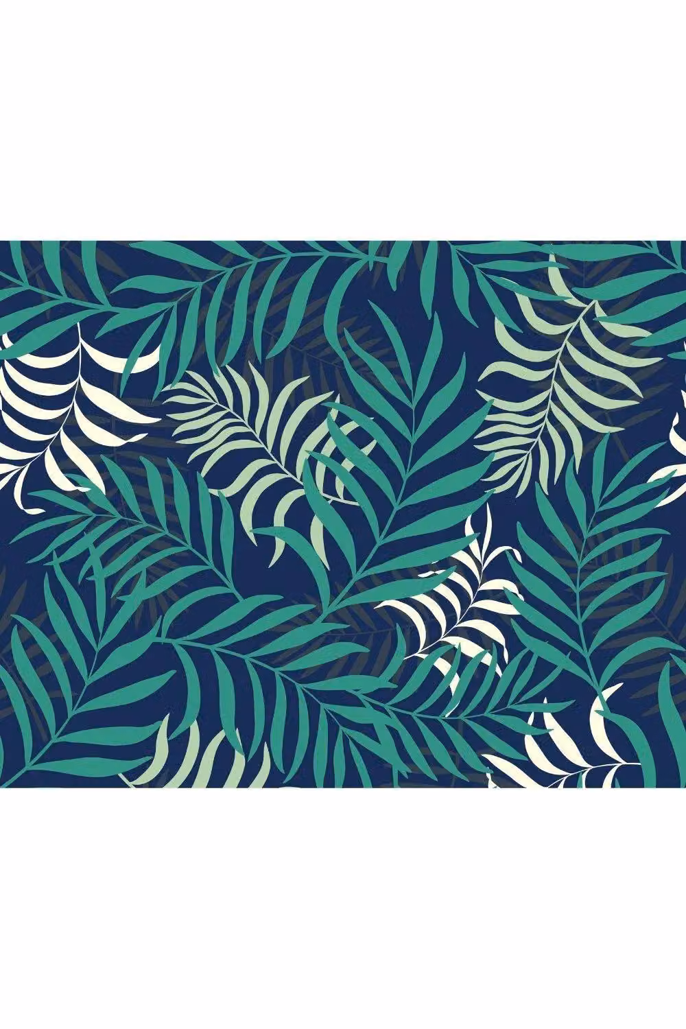 Origin Murals Exotic Jungle Leaves Floral Wall Mural in Green, W: 300 cm, H: 240 cm – 2