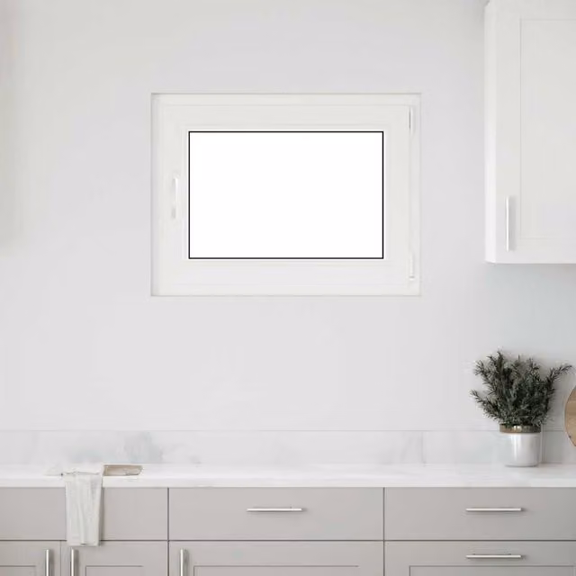 Berkfield Home RISOR Basement Tilt and Turn Window, Anthracite, W: 80 cm, H: 50 cm