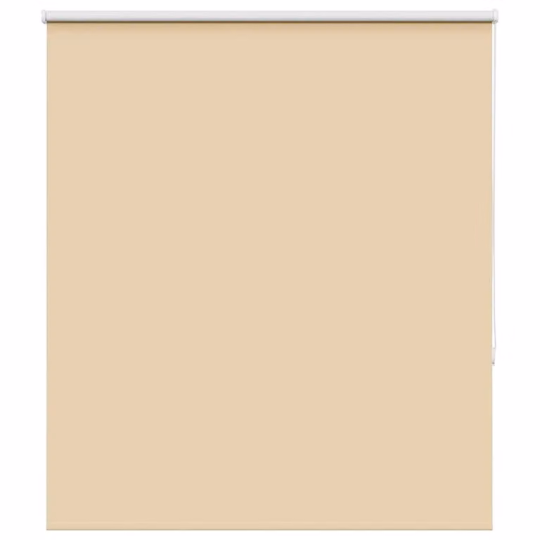 Berkfield Home Blackout Roller Blind in Beige Polyester, W: 140 cm, H: 150 cm