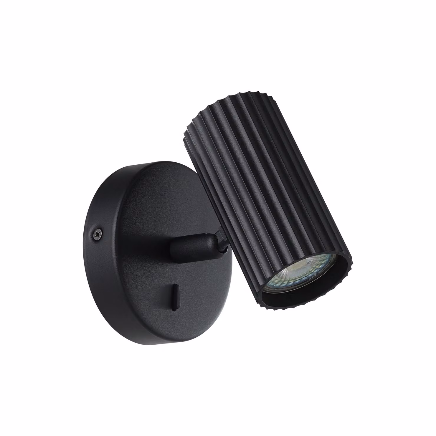 Eglo Portillo Modern Aluminium and Metal Wall Spotlight in Black with GU10 LED Reflector – 2
