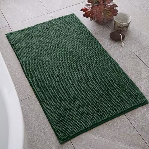 Catherine Lansfield Bobble Bath Mat, Green, W: 50 cm, D: 80 cm – 1
