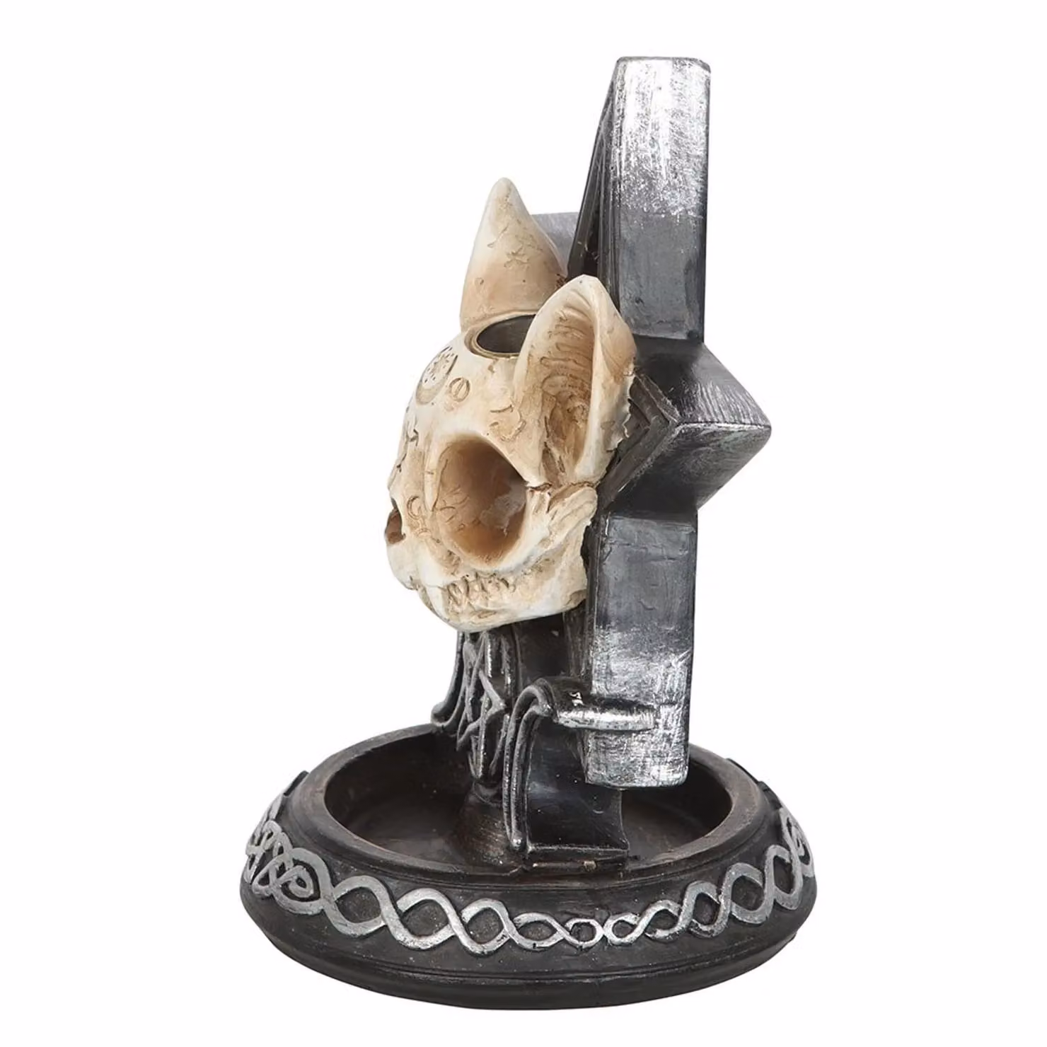 Something Different Ouija Cat Backflow Incense Burner in Black – 2