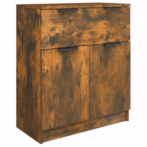 vidaXL Modern Sideboard in Brown Engineered Wood W/D/H: 60 x 30 x 70 cm