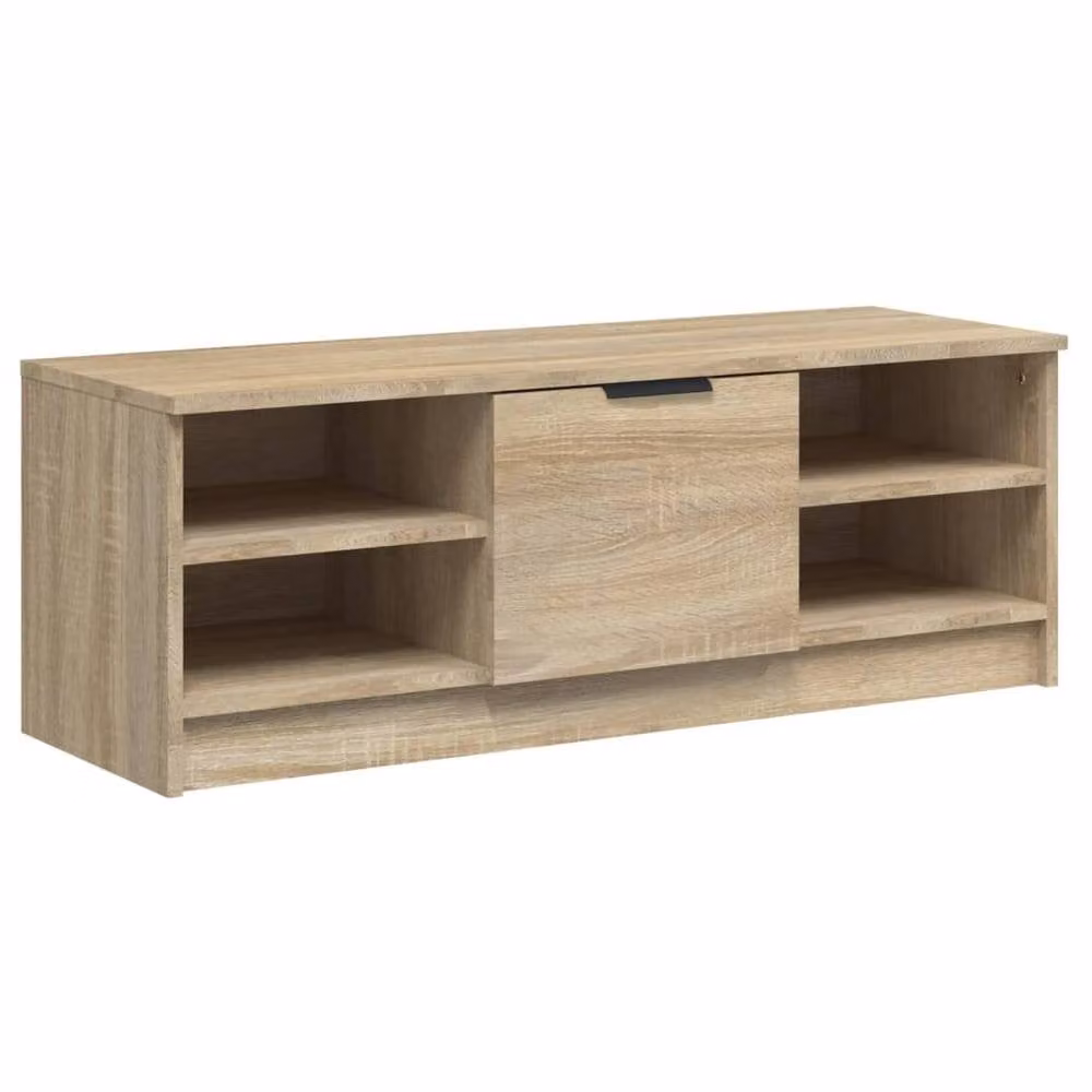 Berkfield Home Sonoma Oak TV Cabinet in Beige, W/D/H: 102 x 35.5 x 36.5 cm – 2