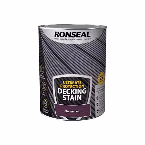 Ronseal Ultimate Protection Decking Stain in Blackcurrant Purple, 5 l – 3