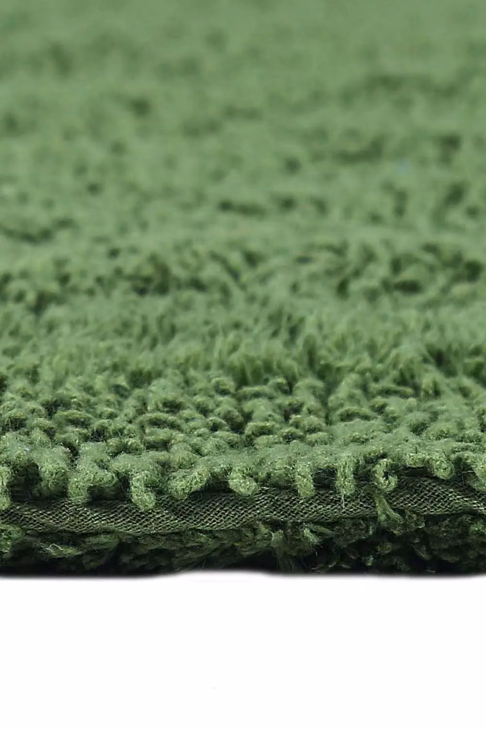 Homescapes Luxury Square Cotton Bath Mat in Fern Green, W/D/H: 50 x 50 x 1 cm – 3