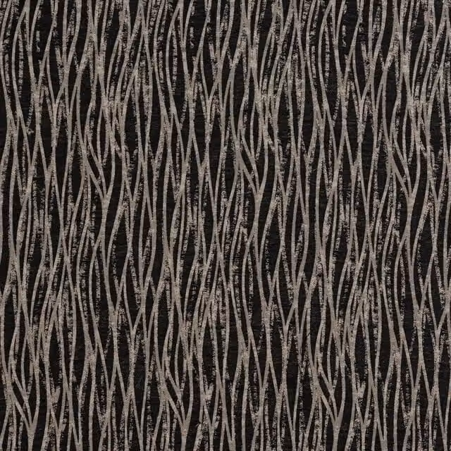 Terrys Linear Fabric Noir in Black