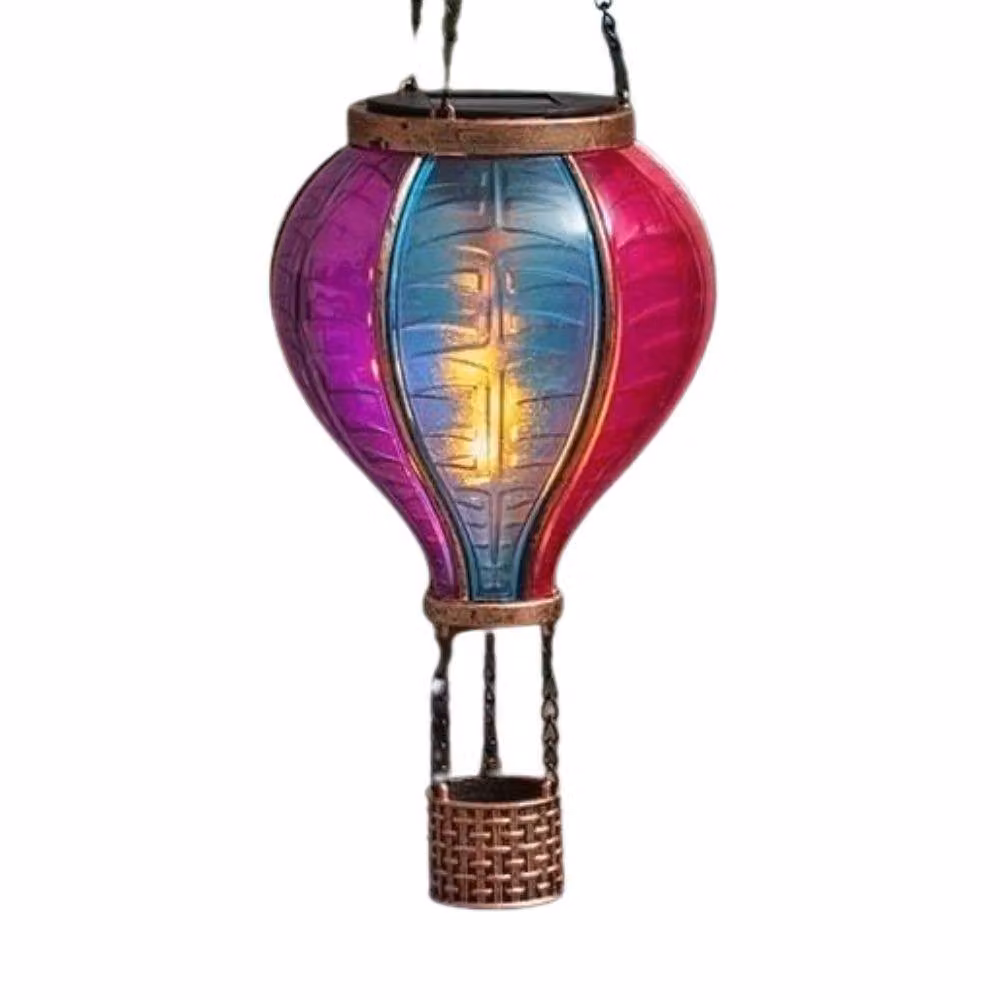Marco Paul Mini Solar Hanging Hot Air Balloon Garden Light, Multicolour – 2