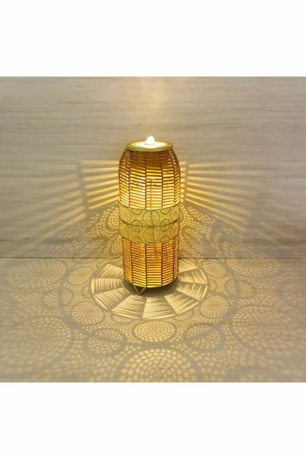 KDMD Brown Stone Cascade Water Feature, Height: 65 cm
