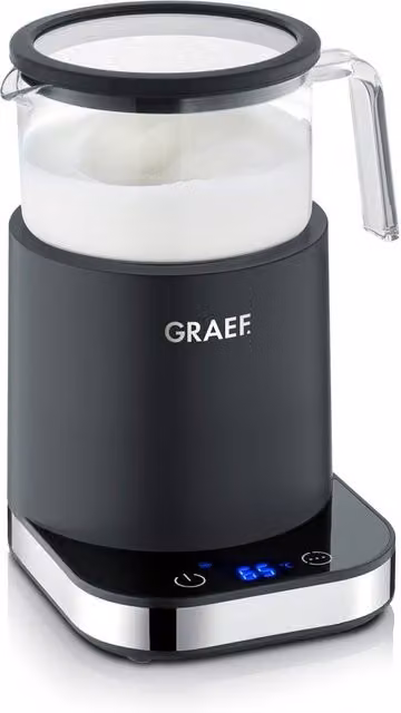 Graef MS902UKI Glass Milk Frother with Touch Display and 6 Programs, Black – 1