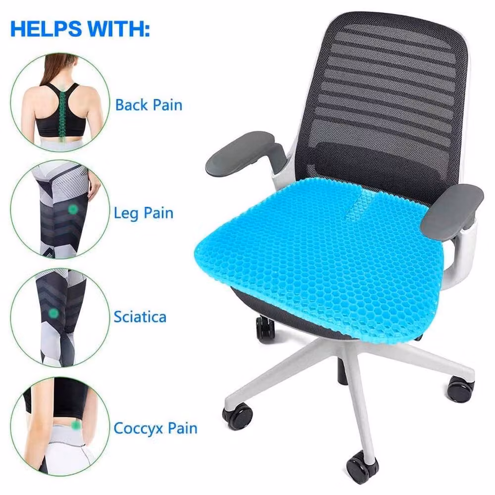 SPETLEK Large Ergonomic Gel Seat Cushion in Blue, W/D: 190 x 100 cm – 4