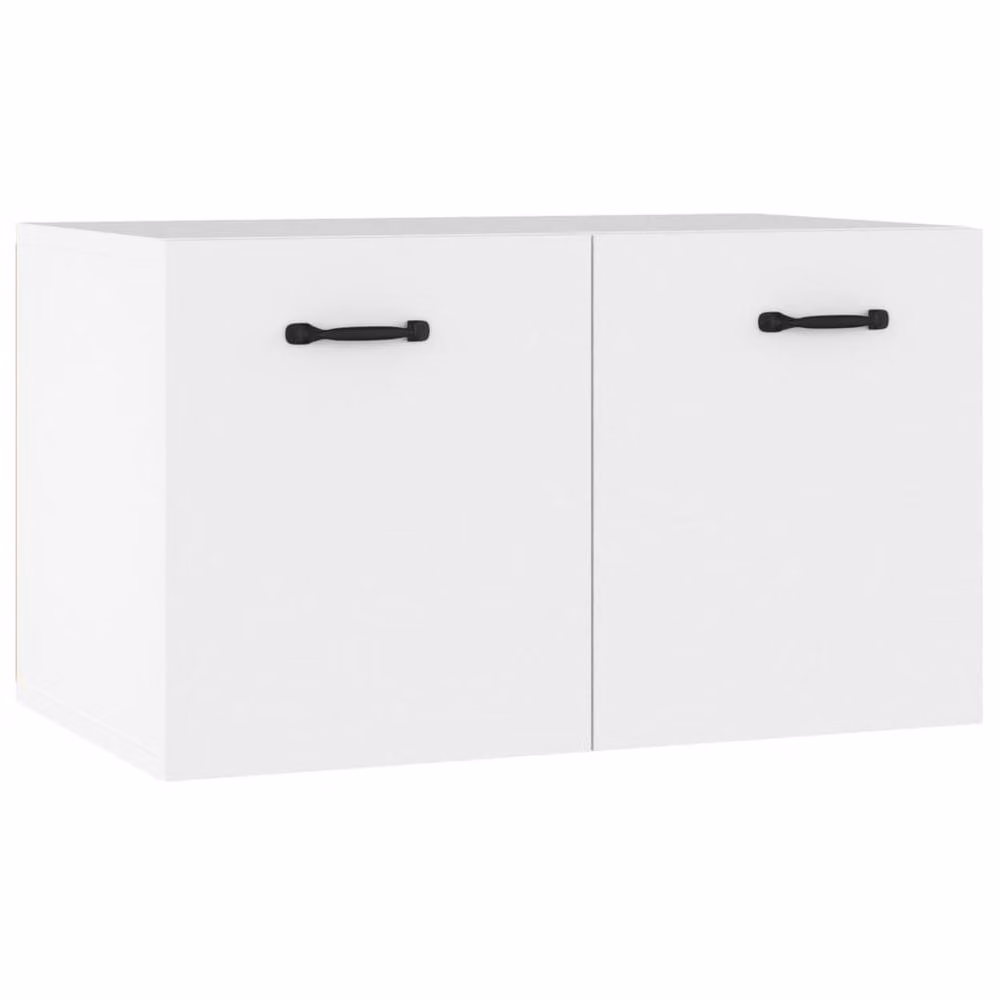 Berkfield Home White Wall Mounted Cabinet with Hinged Doors, W/D/H: 60 x 35 x 35 cm – 2