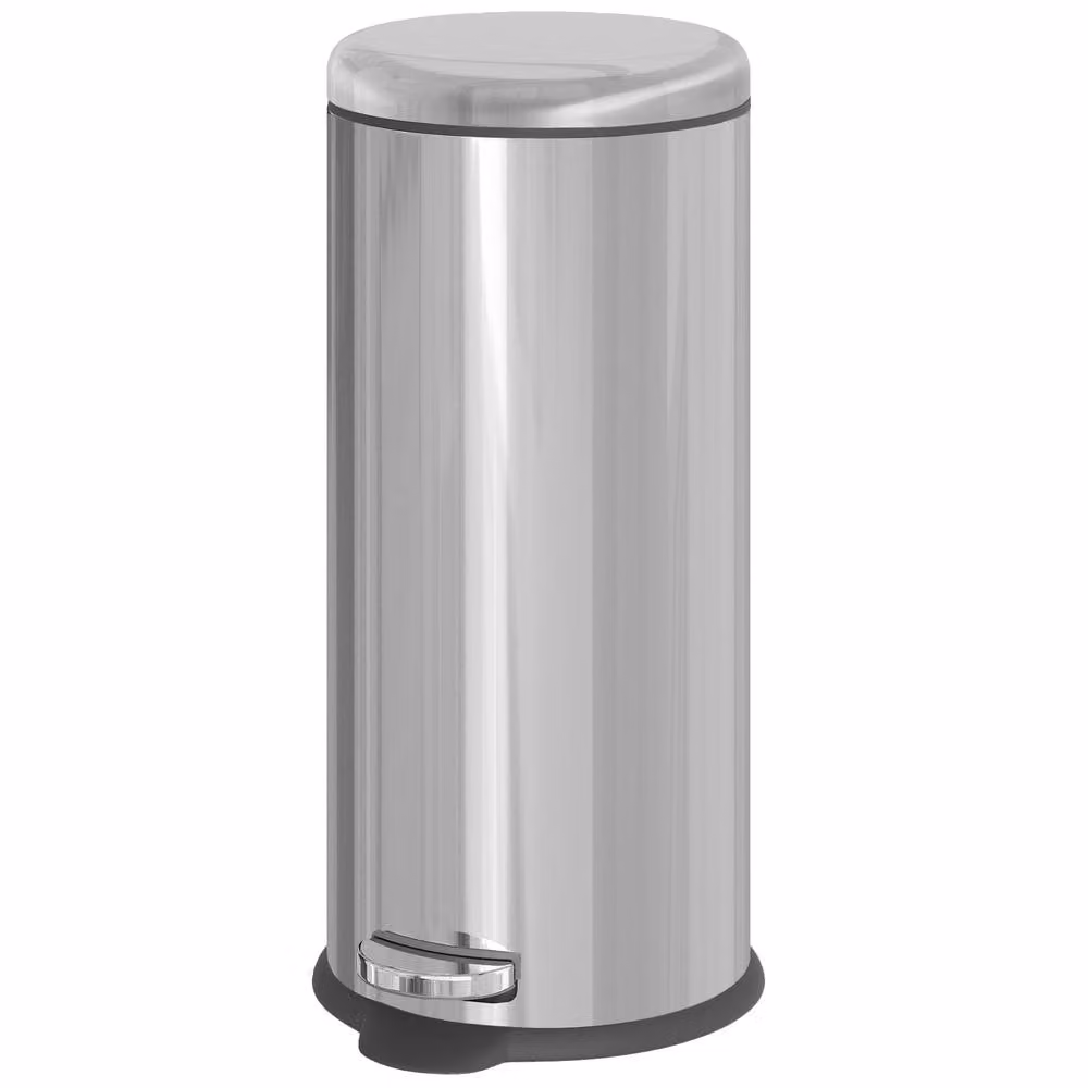 STILVORA 30 L Silver Pedal Bin – 4