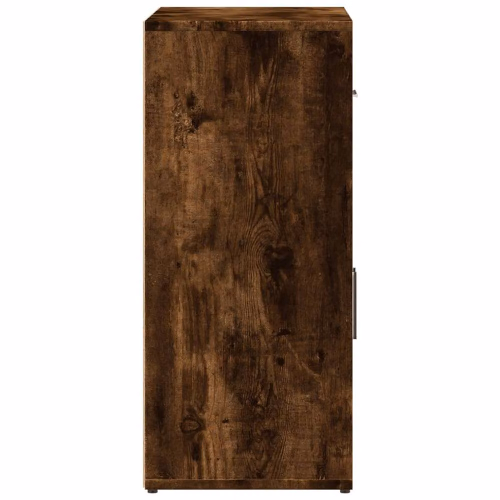 Berkfield Home Smoked Oak Sideboard in Brown, W/D/H: 60 x 31 x 70 cm – 4