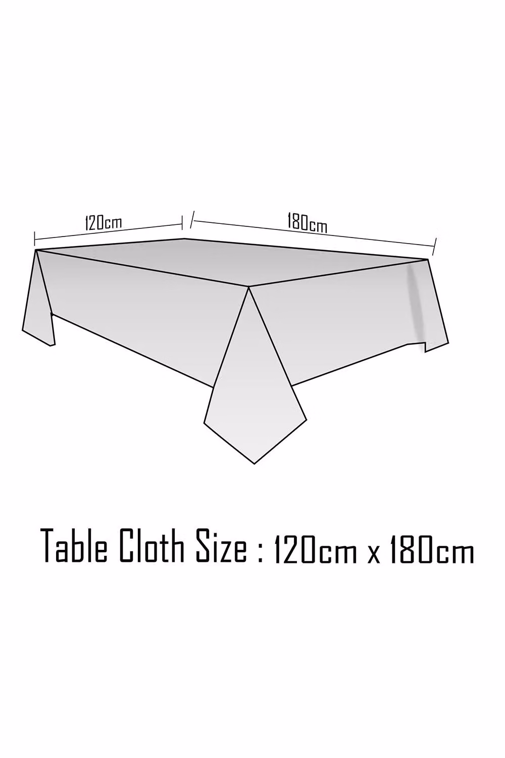 Neel Blue PVC Christmas Tablecloth, Waterproof and Easy Care Rectangular Table Protector, W: 120 cm, L: 180 cm – 2