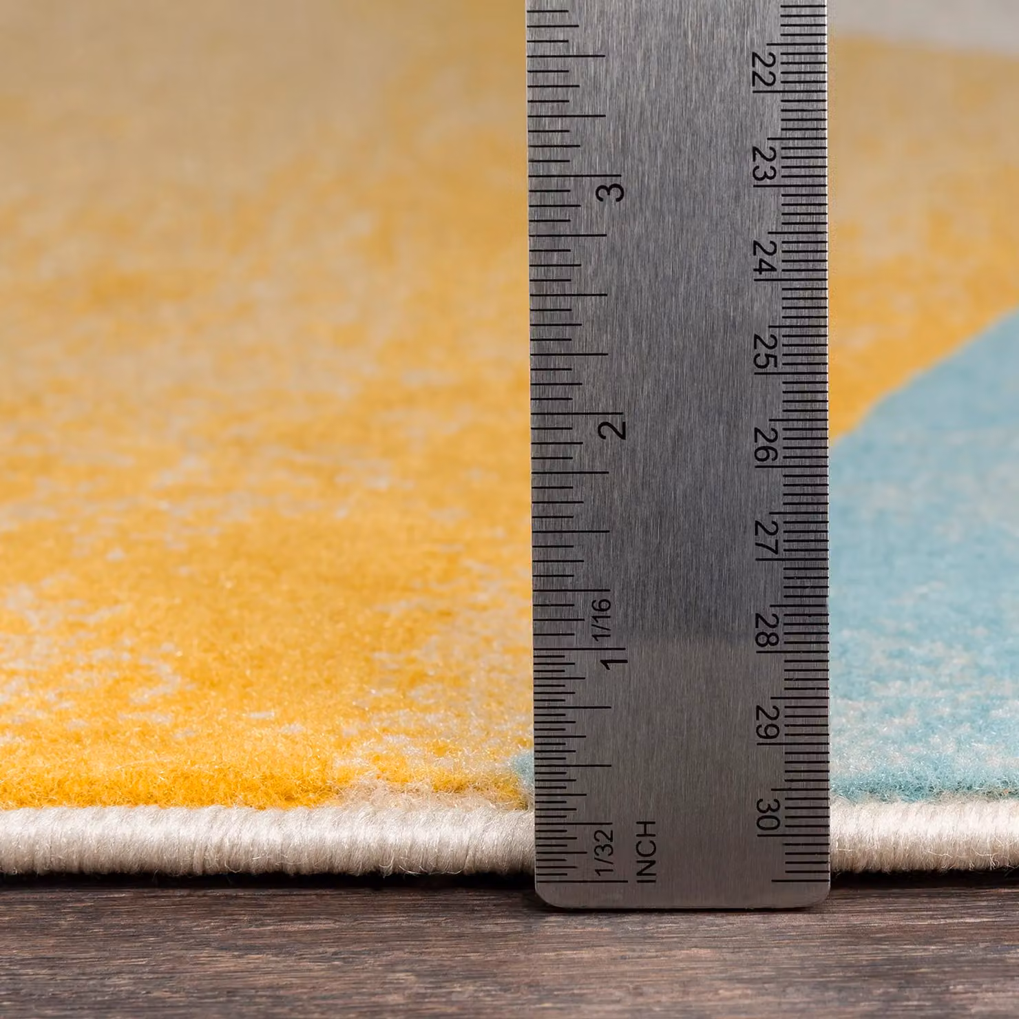 Livabliss Modern Abstract Rug in Yellow, Grey and Blue, W: 160 cm, L: 220 cm – 5