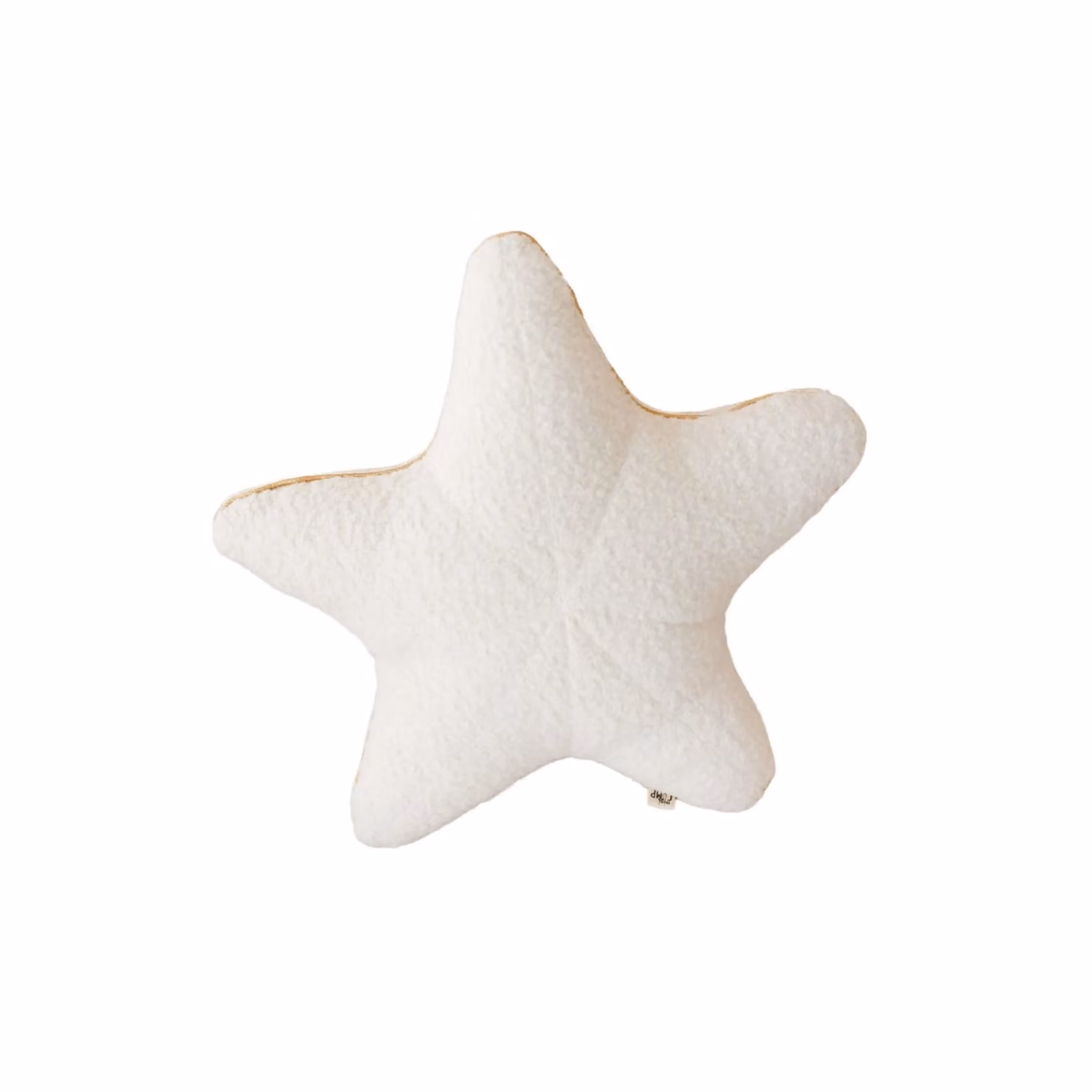 MiniCamp Boucle Starfish Cushion in Ecru Teddy Fabric – 2
