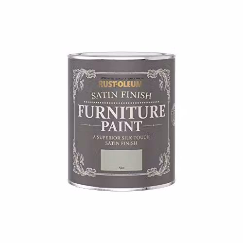 Rust-Oleum Satin Furniture and Skirting Board Paint in Aloe Green, 750ml – 3