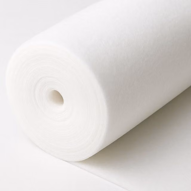 MHG Living Premium White Polyester Wadding, 54 inch Wide, 6oz, 10m