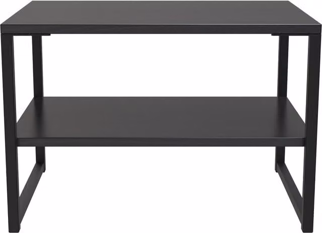 2 U Tamworth Ready Assembled Square Metal Lamp Table in Black – 1